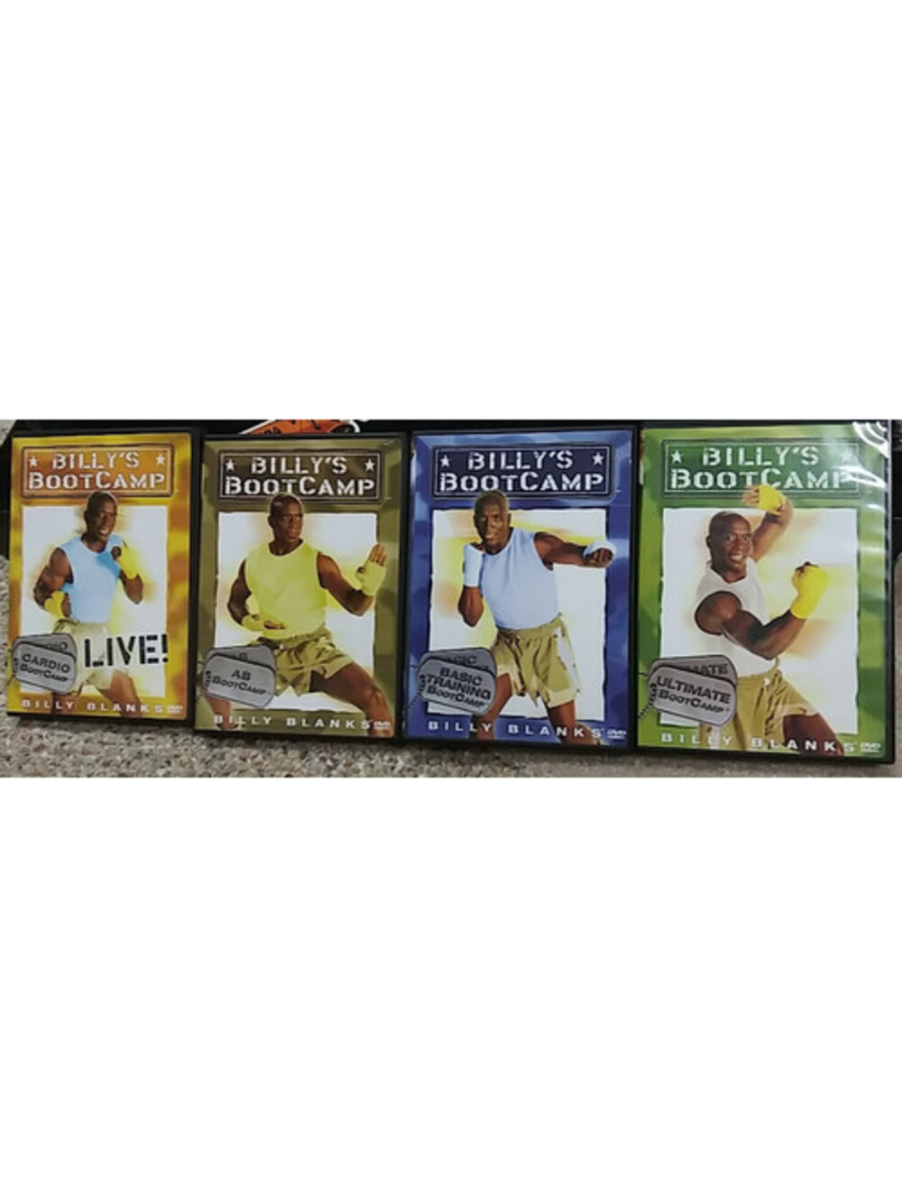 Billy Blanks Bootcamp 4 DVD Set - Basic & Ultimate Training Workout Fitness Disc